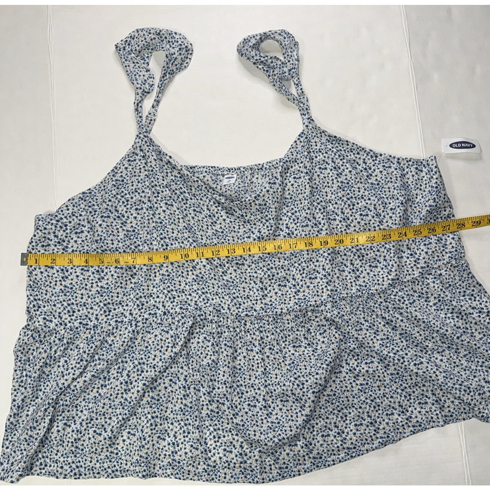 Old Navy Womens 4X‎ Pajama Top Woven Floral Lightweight Soft Comfy Cozy Lounge - Picture 5 of 8